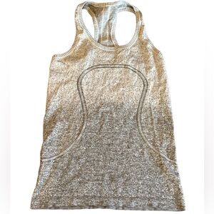 Lululemon Swiftly Tech Racerback Tank Top Gray Ombré 6